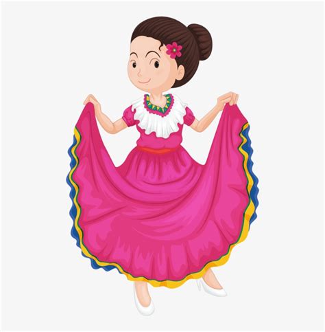 Girl Dancing Clipart