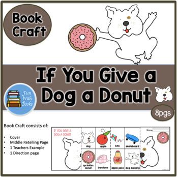 IF YOU GIVE A DOG A DONUT BOOK CRAFT by Fun With Books | TpT