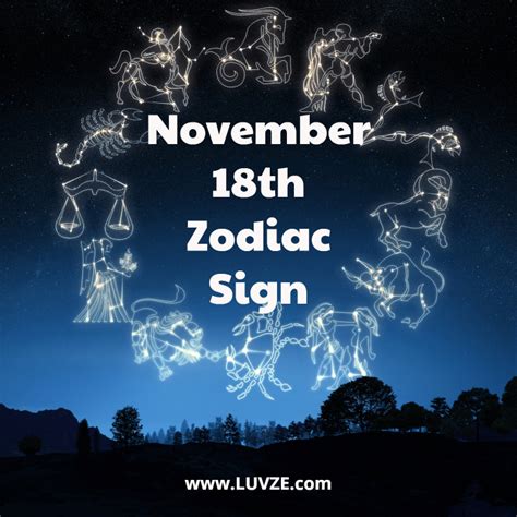 November 18 Zodiac Sign: Birthday Horoscope, Personality, Compatibility