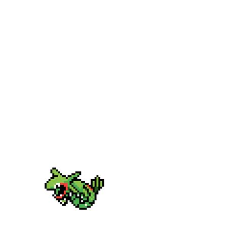 Rayquaza Pixel Art