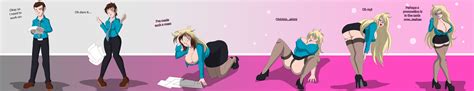 Office Bimbo TG Commission by HopeTG on DeviantArt