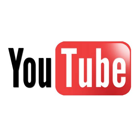 Youtube logo PNG transparent image download, size: 1024x1024px