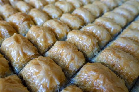 Turkish Baklava,close-up Baklava Dessert,baklava Dessert in Turkey,Gaziantep Baklava Stock Photo ...