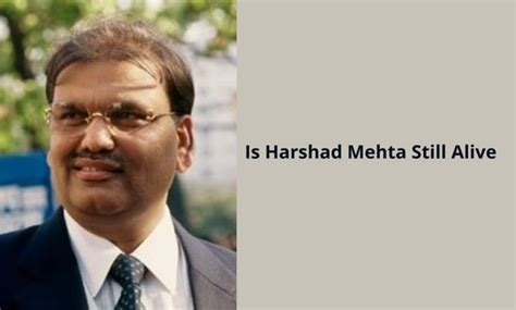 Is Harshad Mehta Still Alive? How Did Harshad Mehta Die? Harshad Mehtas ...