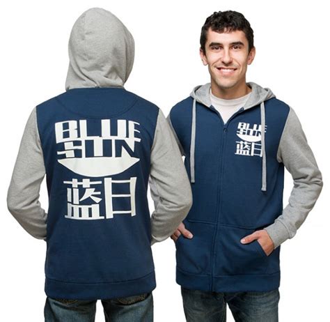 Blue Sun Zip-Up Hoodie