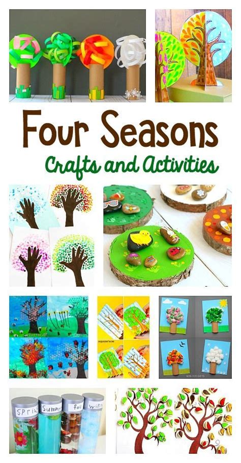 15 of the Cutest Four Seasons Crafts and Activities for Kids | Preschool art projects, Seasons ...