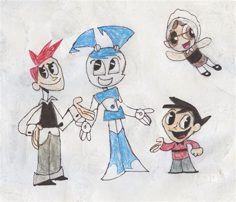 Stacey-11 with Jenny, Tuck, and Brad from MLAATR by AlextheAnimator on DeviantArt