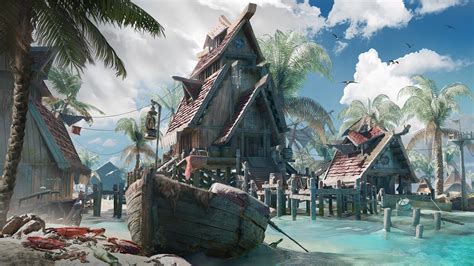 ArtStation - Tropical Island Concept