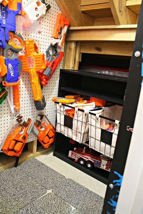 Diy Nerf Gun Storage - How To Build A Nerf Gun Wall With Easy To Follow Instructions : Organized ...