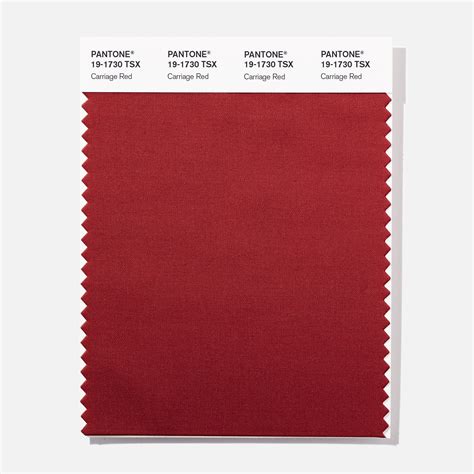 BUY Pantone Polyester Swatch 19-1730 Carriage Red