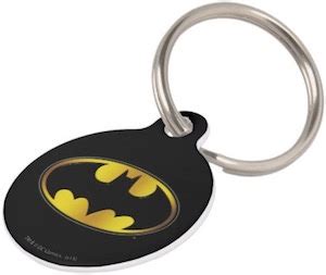 Batman Logo Pet Name Tag - GetBatman.com