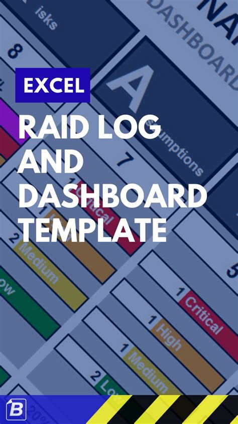 RAID Log Excel Template for Project Management | Excel templates, Dashboard template, Excel