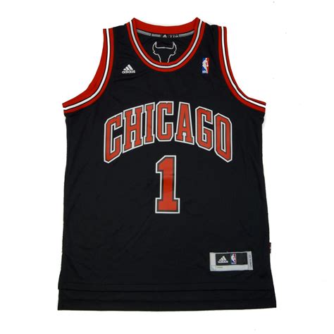 Chicago Bulls Derrick Rose Adidas Black Swingman #1 Jersey | DA Card World