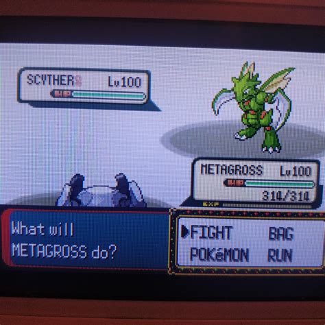 [3] Shiny Scyther in Emerald Battle Frontier : r/ShinyPokemon