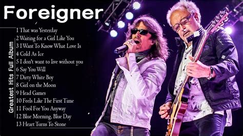 Foreigner Best Songs - Complete Greatest Hits Full Album of Foreigner ...