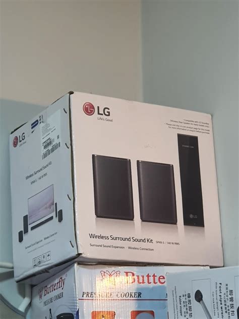 LG SPK8-S Wireless Rear Surround Speaker, TV & Home Appliances, TV ...