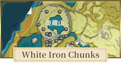 Genshin | White Iron Chunk Location & How To Farm - GameWith