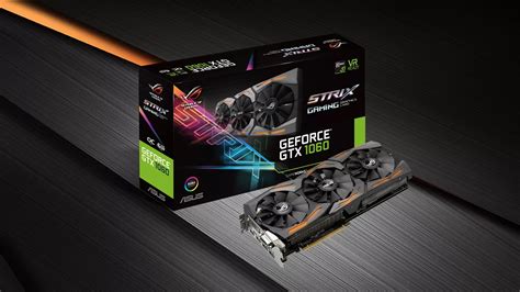 Asus ROG GeForce GTX 1060 Strix Gaming OC 6GB GDDR5 Video Graphic Card ...