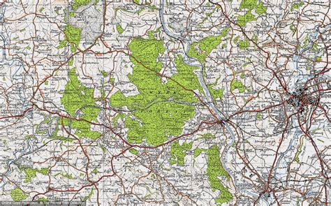 Historic Ordnance Survey Map of Wyre Forest, 1947