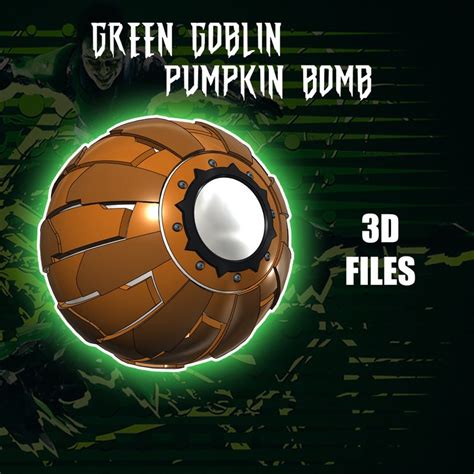 Green Goblin Pumpkin Bomb 3D Files - Etsy