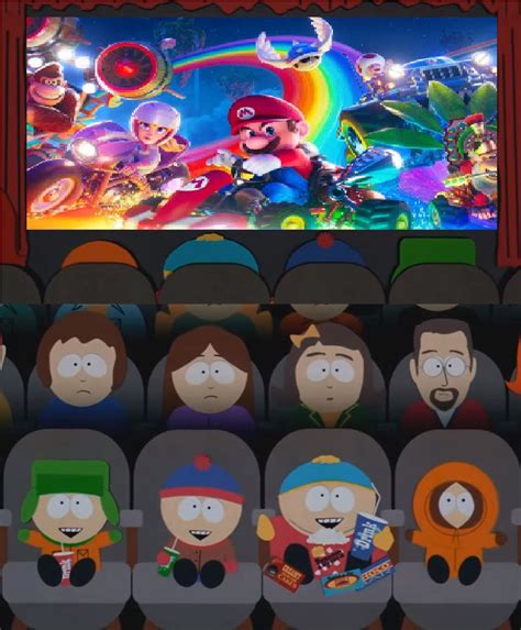 South park gang watches Super mario bros movie by SeantheInkling on DeviantArt