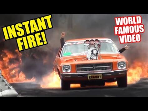 Blown Holden HQ Does the Most Fiery Burnout Ever - autoevolution