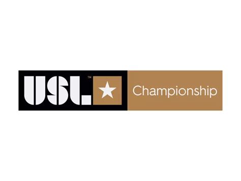 USL Championship Horizontal Black Logo PNG vector in SVG, PDF, AI, CDR format