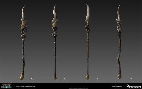 Diogo Rodrigues Design - Conan Exiles "Isle of Siptah" - Zath Weapons