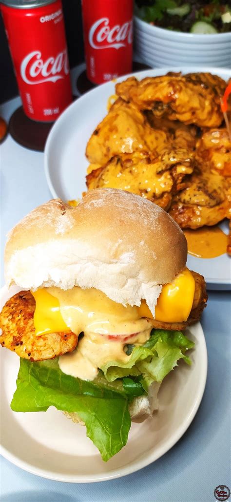 Nandos Chicken Burger - South African Food | EatMee Recipes