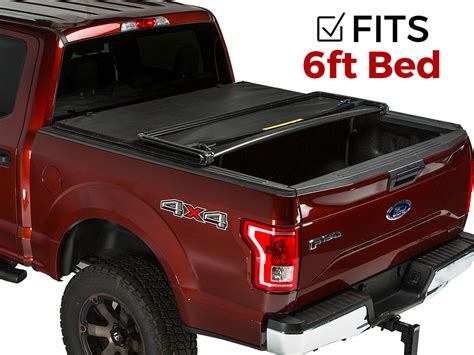 Gator Tri-Fold Tonneau Truck Bed Cover 2005-2017 Nissan Frontier 6 FT Bed w/ Factory Utili-Trac ...