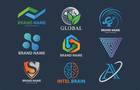 Creative Unique Business Logo Design Set - TemplateMonster