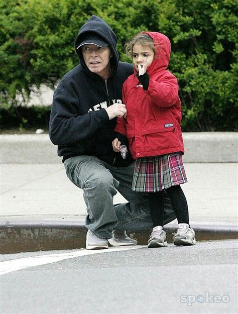 David Bowie & daughter "Lexi" (Alexandra b. 8/2000). This is an old pic ...