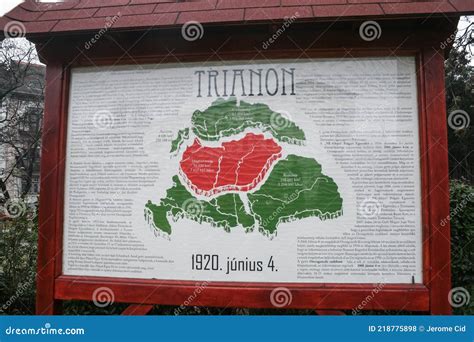 Map of Greater Hungary in Front of Monument Dedicated To Nagy ...