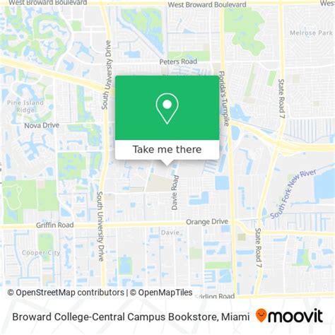 Como chegar até Broward College-Central Campus Bookstore em Davie de Ônibus