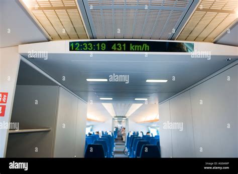 Maglev train shanghai interior hi-res stock photography and images - Alamy