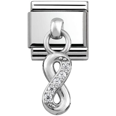 Nomination Silver Hanging Infinity Charm Argento.com