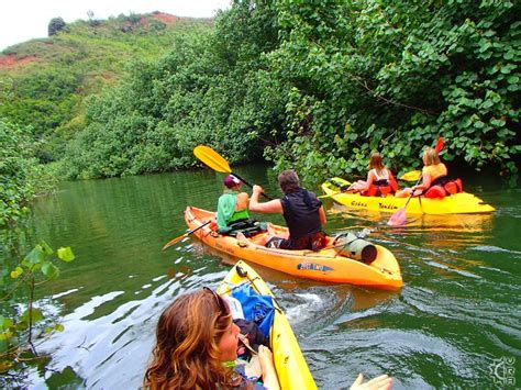 Wailua River Kayak to Uluwehi Falls in Wailua, Kauai, Hawaii | Hawaiian Beach Rentals | River ...