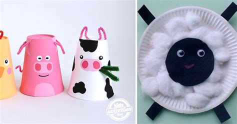 16 Farm Animal Crafts For Kids That are 'Udderly' Adorable