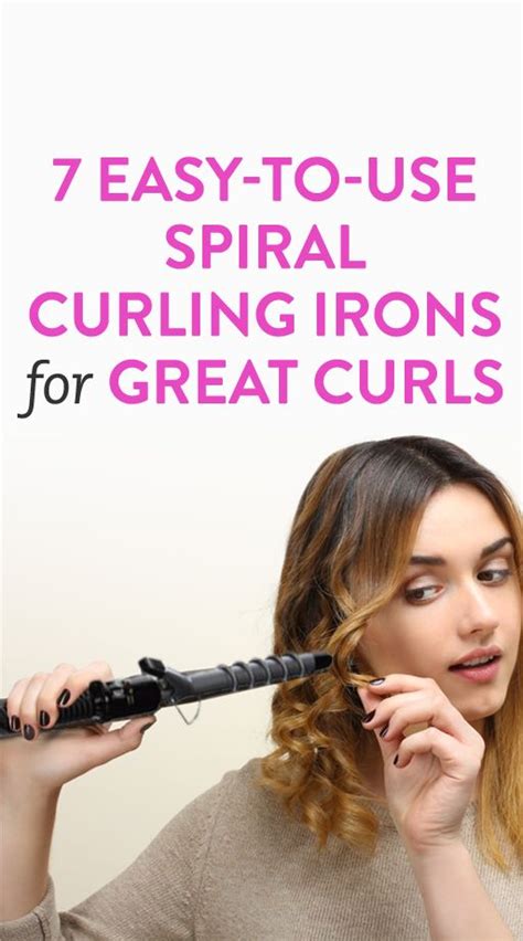 7 Easy-To-Use Spiral Curling Irons For Great Curls | Spiral curling iron, Skin care secrets ...