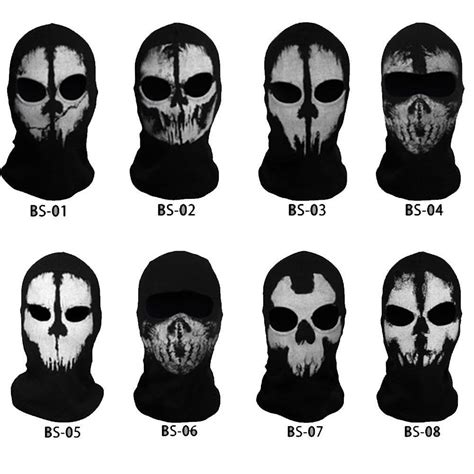 Cod Call Of Duty Ghost Recon Full Ski Face Mask Balaclava Snowboard Costume | Call of duty ...