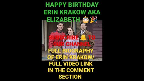 HAPPY BIRTHDAY ERIN KRAKOW AKA ELIZABETH/FULL BIOGRAPHY OF ERIN KRAKOW ...