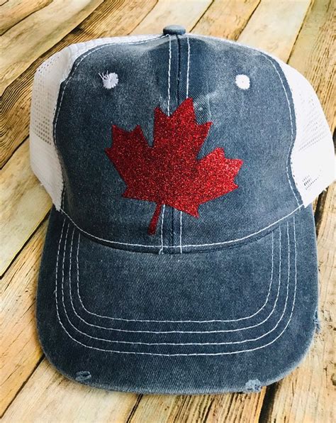 Canadian Maple Leaf Trucker Hat | Canada Hat | Maple Leaf Hat | Trucker ...