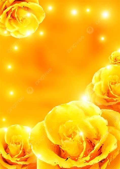 Yellow Roses Background