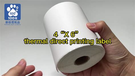 Manufacturer Waybill Sticker A6 Thermal Paper Waterproof White Blank Shipping Label 4x6 100x150 ...