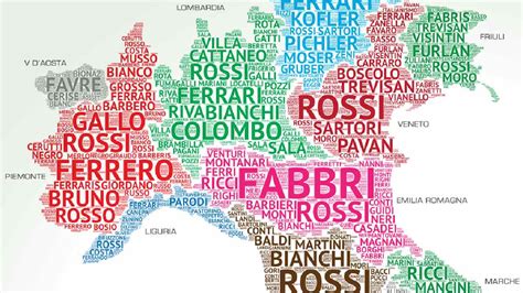 Italian surnames: discover the 1000 most common