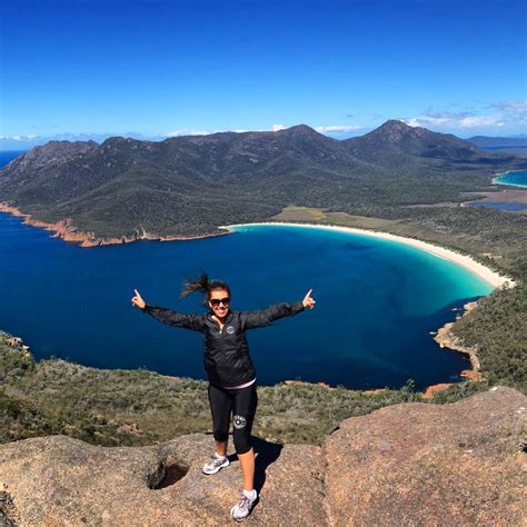 Climbing Mount Amos to view Wineglass Bay - Travel Drink Dine