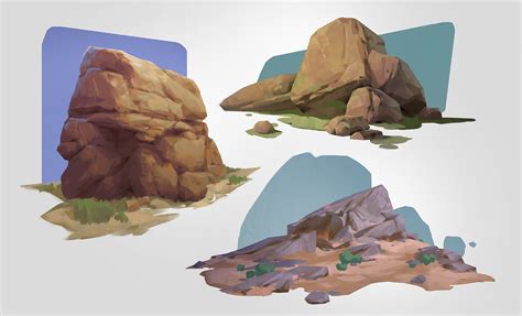 ArtStation - Rock Study