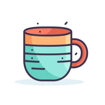 Coffee Mug Icon Flat Vector, A Lineal Icon Depicting Animated Good Morning On White Background ...