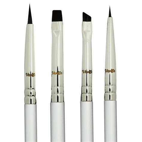 Eyeliner Brush Fine Angled Winged Makeup Brush Set Firm Flat Liquid Gel Liner Brush Small Angle ...