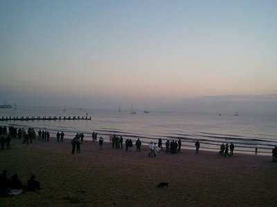 Lowestoft Beach - "Sunrise Coast" on the... © Pete Chapman :: Geograph Britain and Ireland